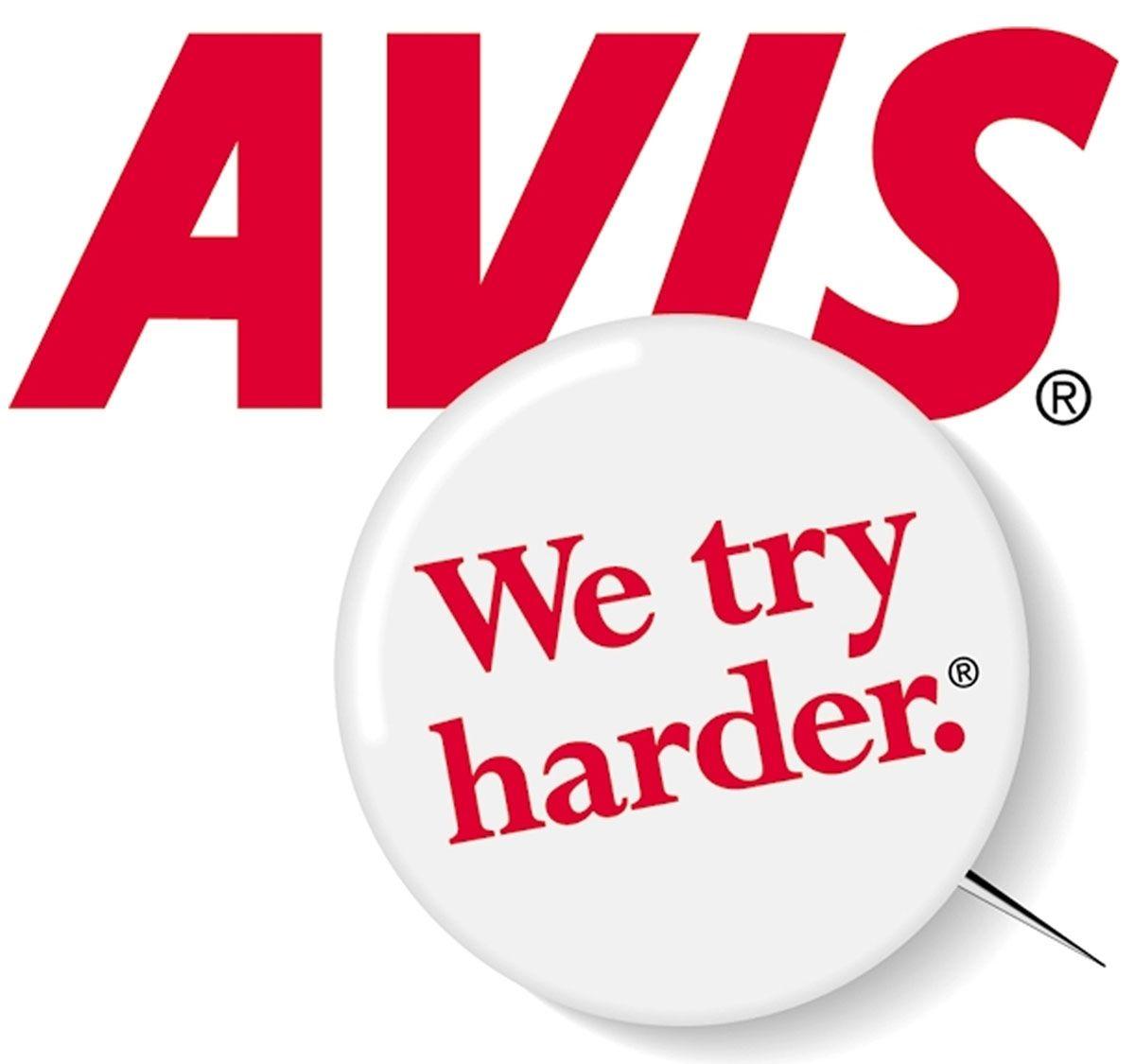 Avis Rent a Car Logo - AVIS St Kitts. We Try Harder