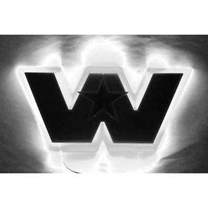 Black and White Western Star Logo - Lamps and Lighting - NOVELTY Lamps - WESTERN STAR LOGO BACKGROUND