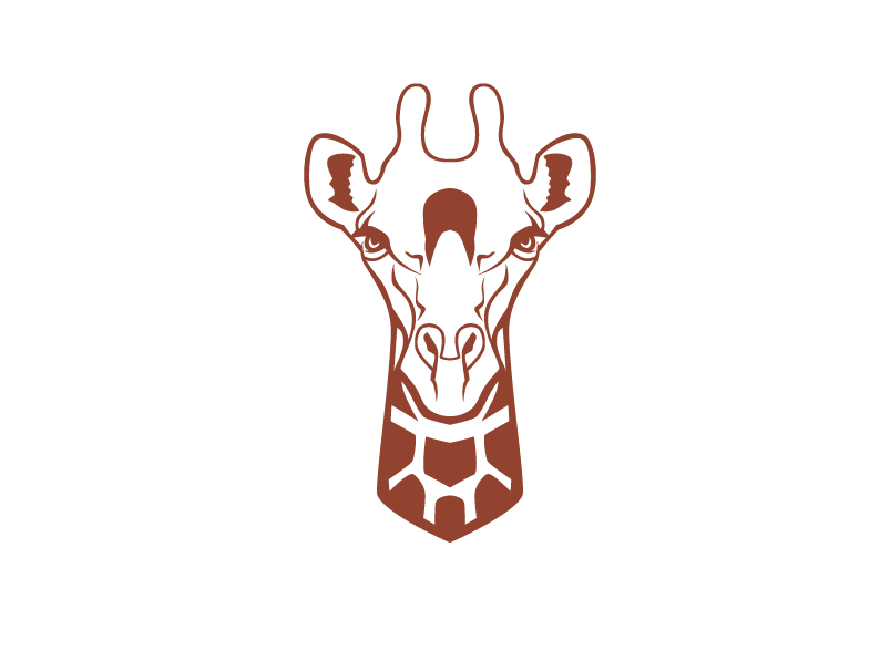 Giraffe Logo - Giraffe Logo | Skillshare Projects