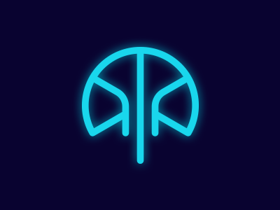 Stingray Logo - Neon Stingray Logo by Ihor Polishchuk | Dribbble | Dribbble
