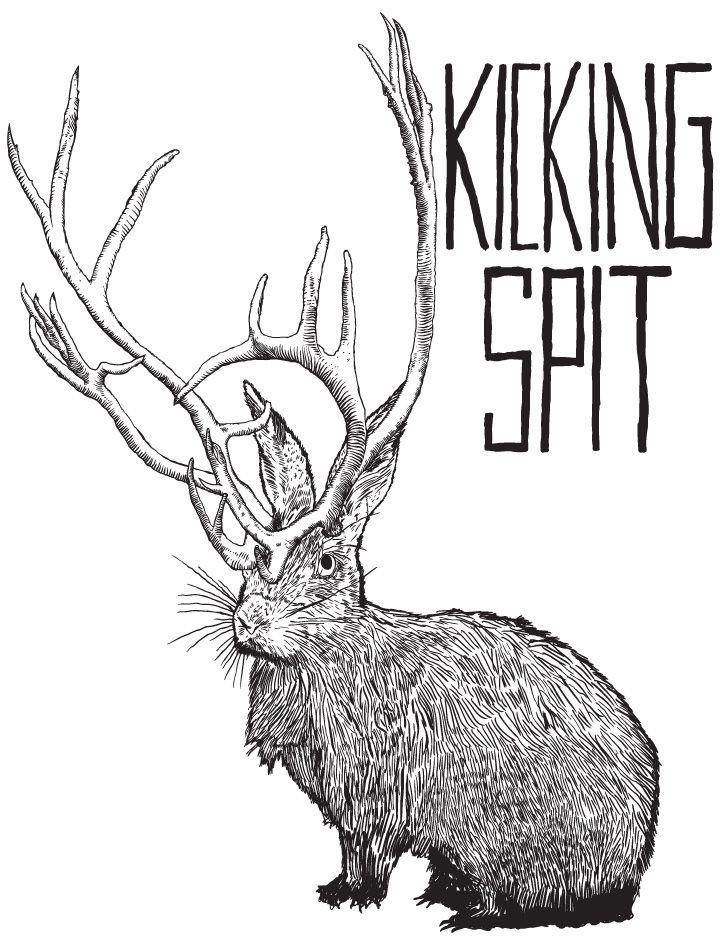 Evil Jackalope Logo - Kicking Spit tshirt design and Givepraise logo - Mark Reategui Design