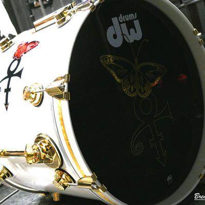 Famous Butterfly Logo - Prince Symbol And Butterfly On Kick Drum 400x400 Famous