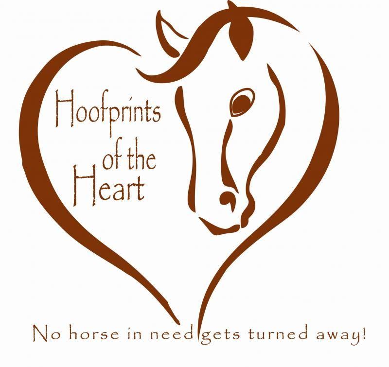 Horse Heart Logo - Hoof Prints of the Heart nonprofit in Marana, AZ. Volunteer, Read
