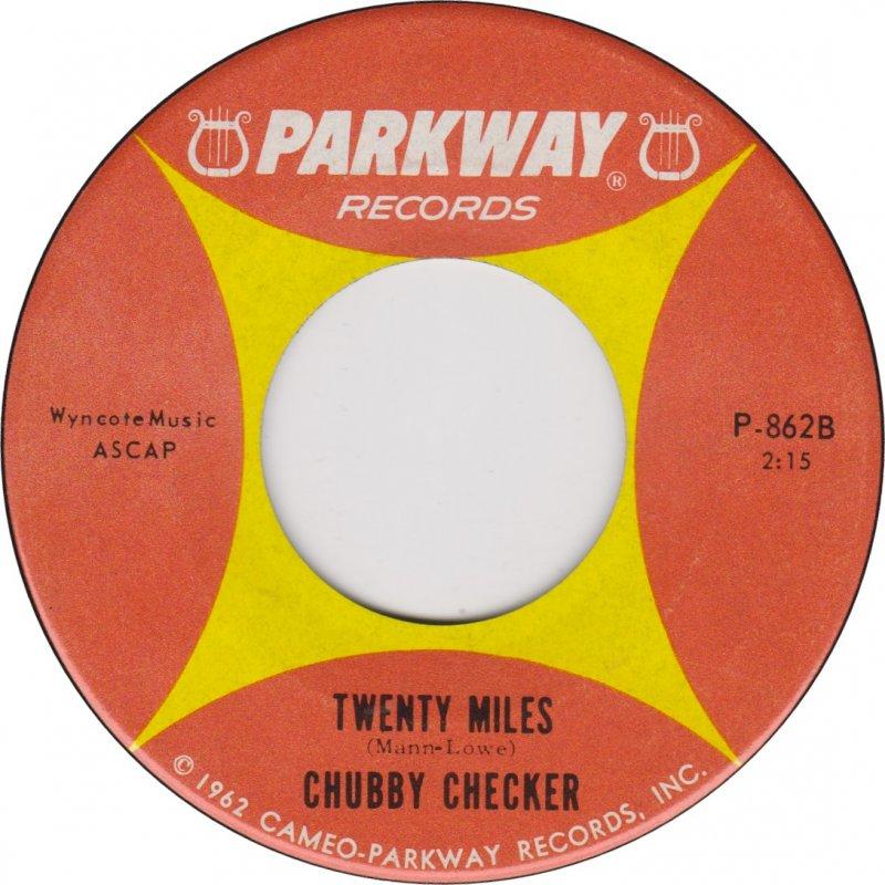 Parkway Records Logo - 45cat - Chubby Checker - Let's Limbo Some More / Twenty Miles ...