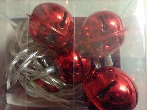 Round Red Globe Logo - Battery operated 10 LEDs warm white Red Globe round string lights ...