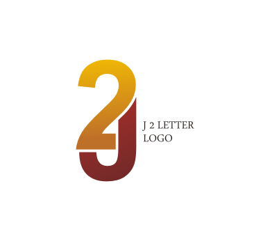 2- Letter Logo - J 2 letter logo design download | Vector Logos Free Download | List ...