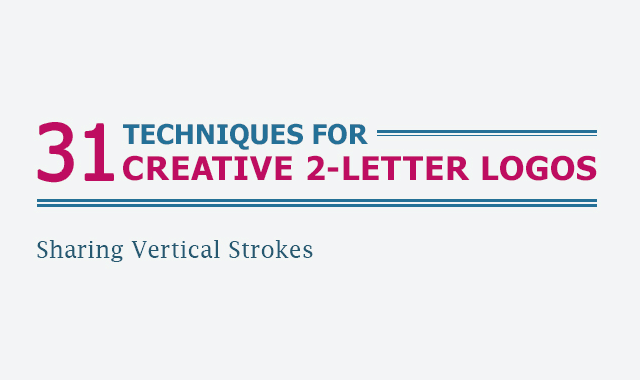 2- Letter Logo - 31 Techniques for Creative 2-Letter Logos #infographic ~ Visualistan