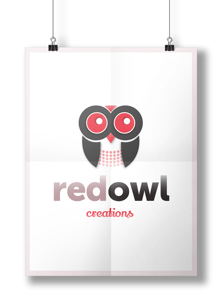 Red Owl Logo - Red Owl Creations. Professional Logo Design