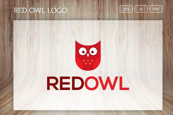 Red Owl Logo - Red Owl Logo Logo Templates Creative Market