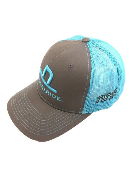Blue and Charcoal Logo - Charcoal Neon Blue OSFM. Western Worlds New Brand- NOD 'N RIDE