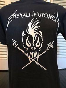 Metallica Original Logo - Rara De Colección 94 Metallica Metallifukinca Tour Camisa Talla M L