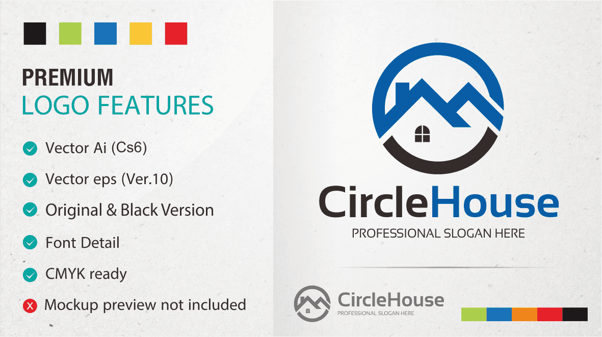 Circle House Logo - Circle - House Logo - Logos & Graphics