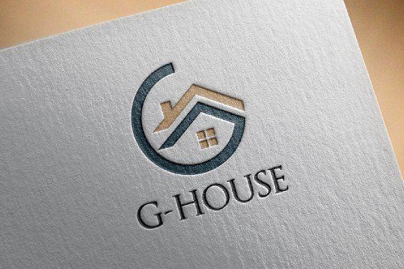 Circle House Logo - 4 Circle G - House Home Realty ~ Logo Templates ~ Creative Market