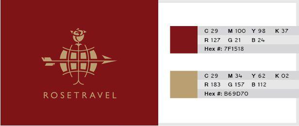 Maroon and Gold Logo - 10 Best 2 Color Combinations For Logo Design with Free Swatches