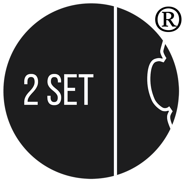 Black and White R Logo - TwoSet Violin