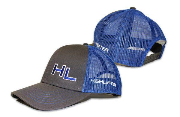 Blue and Charcoal Logo - Charcoal/Blue Logo Snap Back Hat