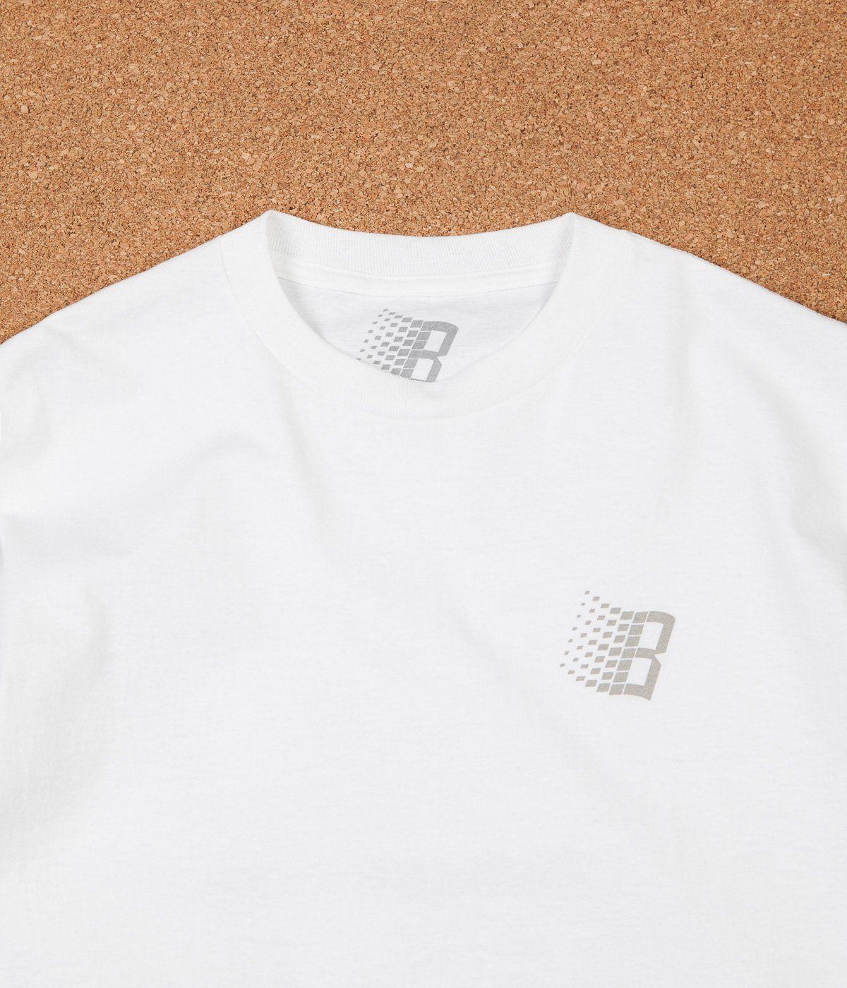 Burgandy and Grey Logo - Bronze 56K B Logo T-Shirt - White / Grey / Burgundy | Flatspot