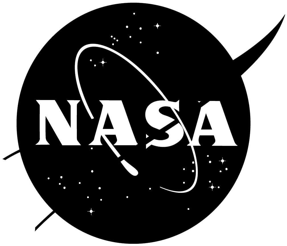 NASA Black Logo - Nasa Black And White Logo Png Image