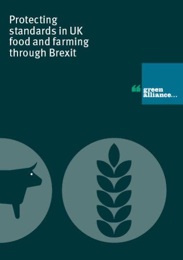 Blue and Green Food Logo - Green Alliance Protecting standards in UK food and farming through ...