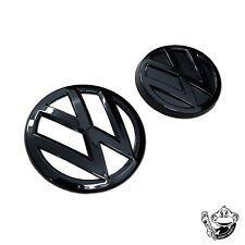 Black and White R Logo - VW VOLKSWAGEN Golf GTI R 7 Mk7 Gloss Black Front Grill & Rear Boot