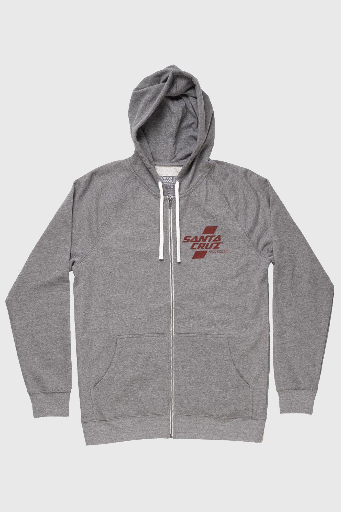 Burgandy and Grey Logo - Santa Cruz Parallel Logo Full Zip Hoody - Grey / Burgundy | Stif ...