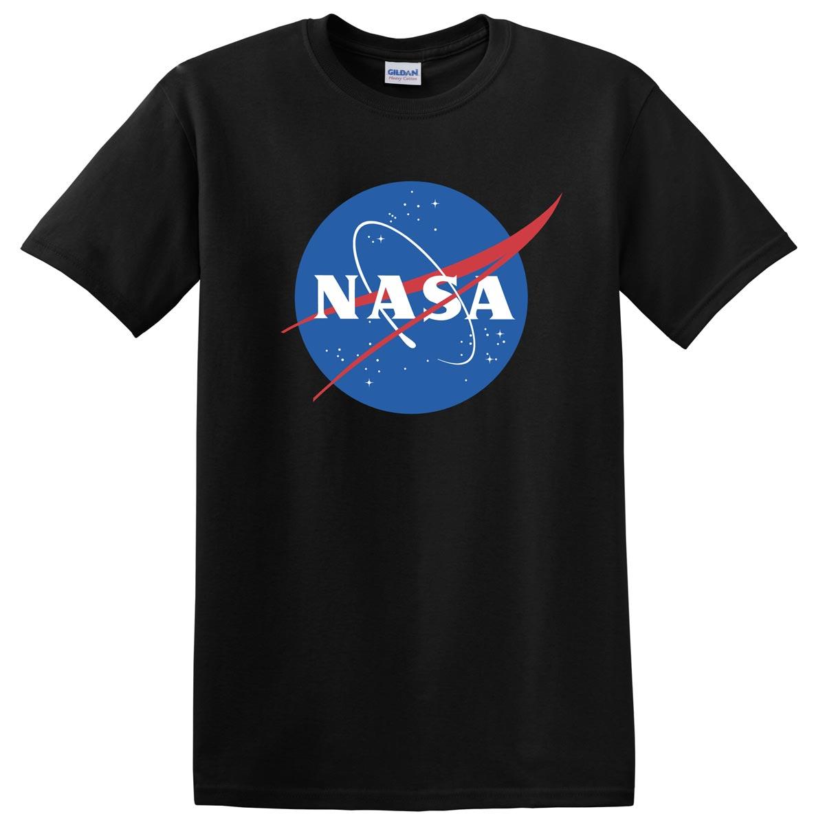 NASA Black Logo - NASA Shirt Meatball Science Space T Shirt Tee Black Men Women Adult