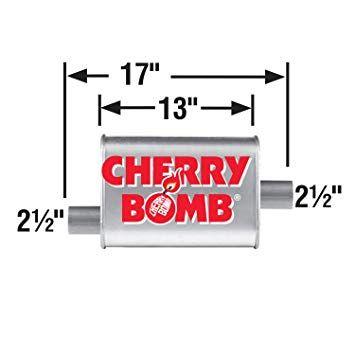 Cherry Bomb Exhaust Logo - AP Exhaust AP16809CB Cherry Bomb Turbo Muffler: Automotive