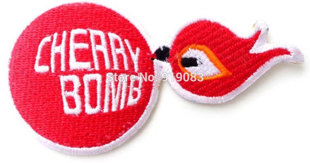 Cherry Bomb Exhaust Logo - Hot Rod patch Cherry Bomb Exhaust Badge Drag Race Muscle car