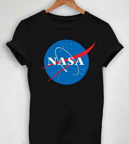 NASA Black Logo - Unisex Premium Nasa Logo Black T shirt Design Clothfusion