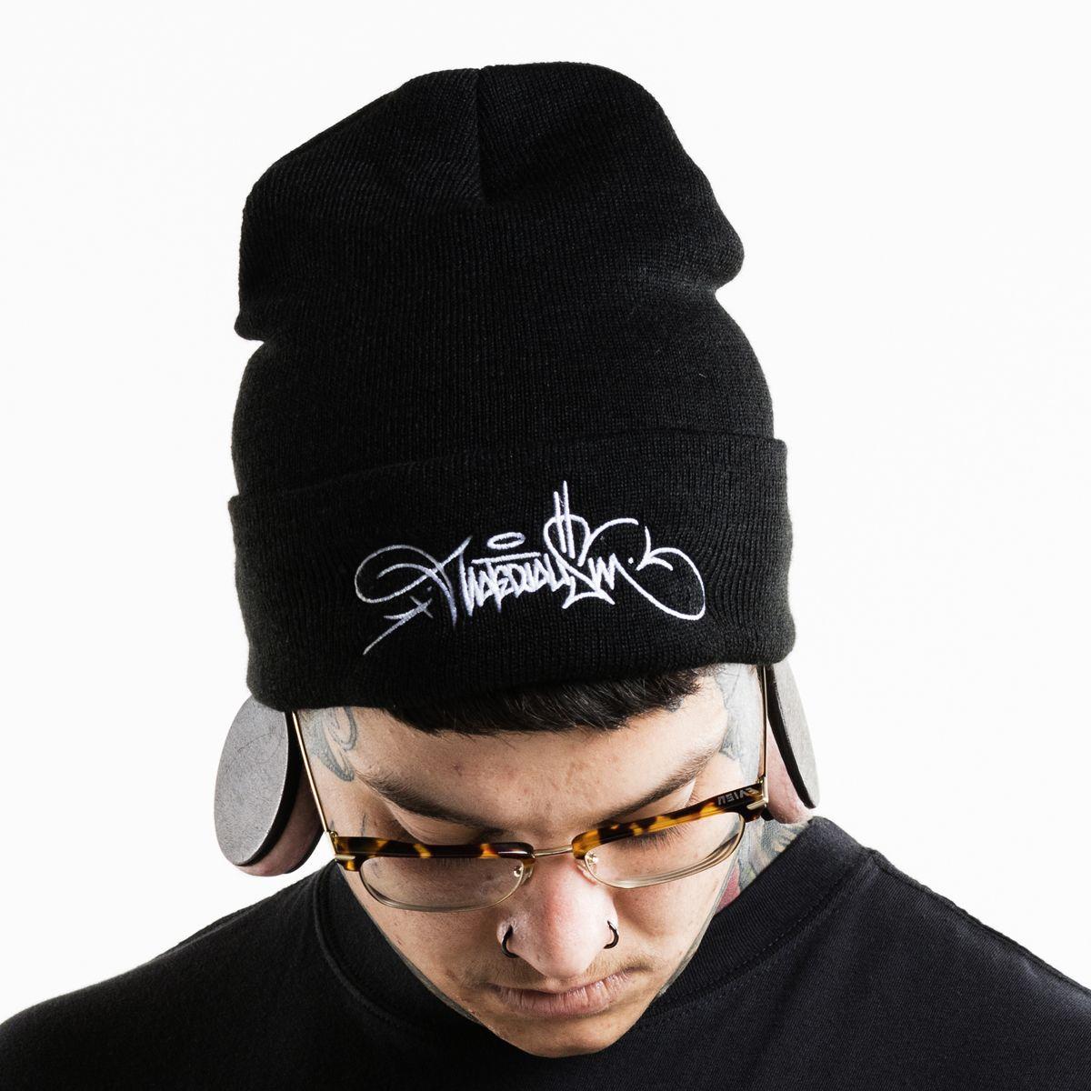 Beanie with Logo - MATERIALISM LOGO BEANIE - Materialism Clothing