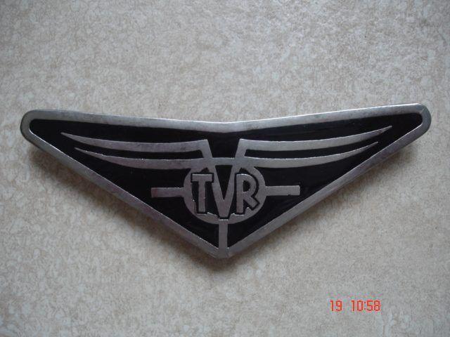 Old TVR Logo - NEW FRONT BADGE, ANY ONE ELSE INTERESTED