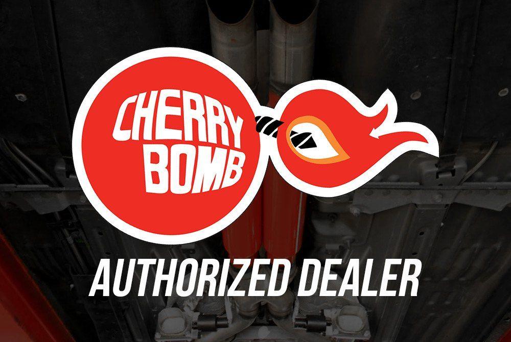 Cherry Bomb Exhaust Logo - Cherry Bomb® 87510CB Pack Series Steel Round Straight Neck