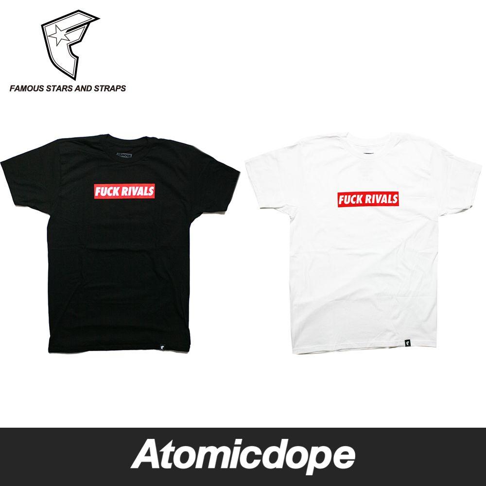 Famous White Box Logo - Atomicdope: FUCK RIVALS box logo T-shirt short sleeves black and ...