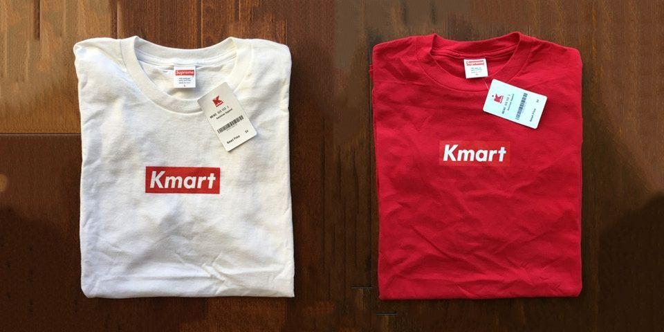Famous White Box Logo - K Mart's Latest Controversy With Supreme's Box Logo T Shirt Fraud