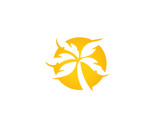 Orange Palm Tree Logo - Logopond - Logo, Brand & Identity Inspiration (Palm Tree Logo)