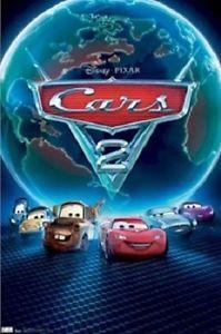 Cars 2 Movie Logo - DISNEY PIXAR CARS 2 MOVIE ONE SHEET 22x34 NEW POSTER ...