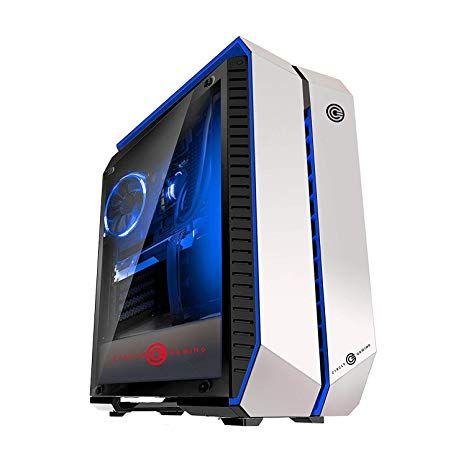 In a Circle with a Blue Z Logo - Amazon.in: Buy Circle Gaming Infernova Z Gaming White Blue ATX Mid ...