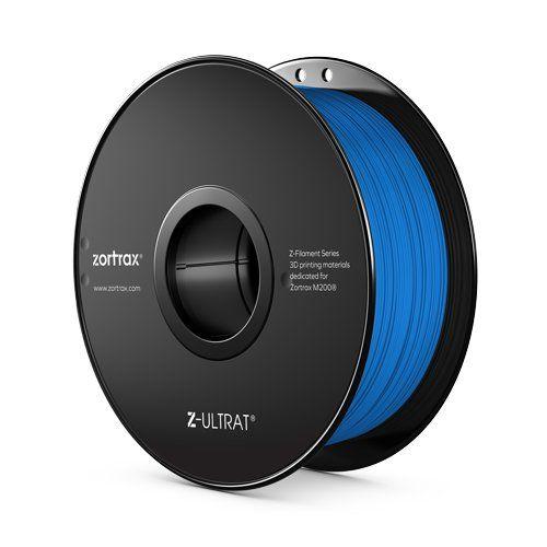 In a Circle with a Blue Z Logo - Blue Z-ULTRAT Zortrax filament for the Zortrax M200 3D printer