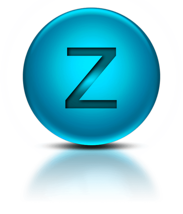 In a Circle with a Blue Z Logo - Free Z Icon 422875 | Download Z Icon - 422875