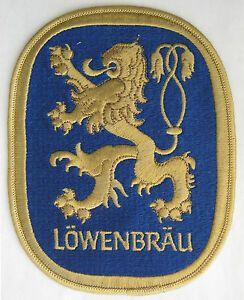 Lowenbrau Lion Logo - Lowenbrau Lion Beer Patch Large 5 by 6 1/2 vtg Blue and Gold New Old ...