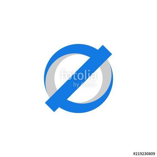 In a Circle with a Blue Z Logo - Subtle Z Letter and Zero Symbol Logo Design