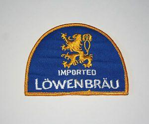 Lowenbrau Lion Logo - Vtg Imported Lowenbrau Lion Brewing Beer Distributor Cloth Patch