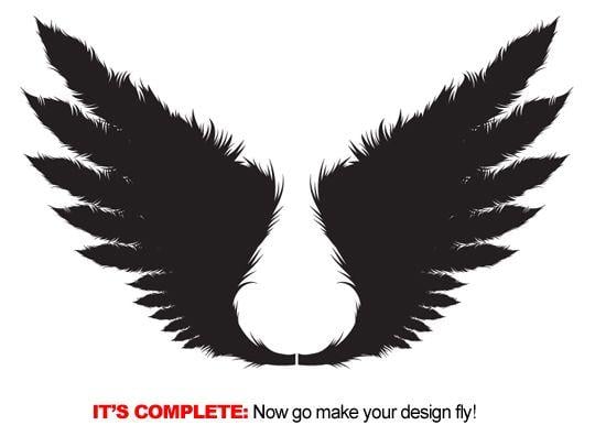 Cool Wings Logo - Your Own Vector Wings Media™ · Creativity at work!