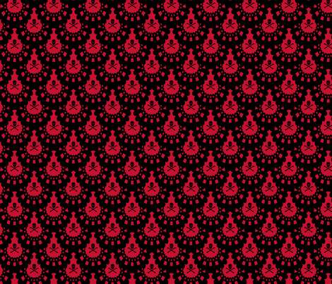 Red and Black Skull Logo - Black Skull and Crossbones Lace on Red wallpaper - littlemisscrow ...