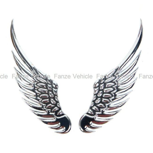 Cool Wings Logo - Free Shipping New Universal Vehicle Car Angel's Wings 3D Car Emblem