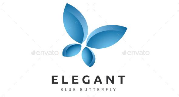 Cool Wings Logo - 20 Cool Butterfly Logo Design Templates – Design Freebies