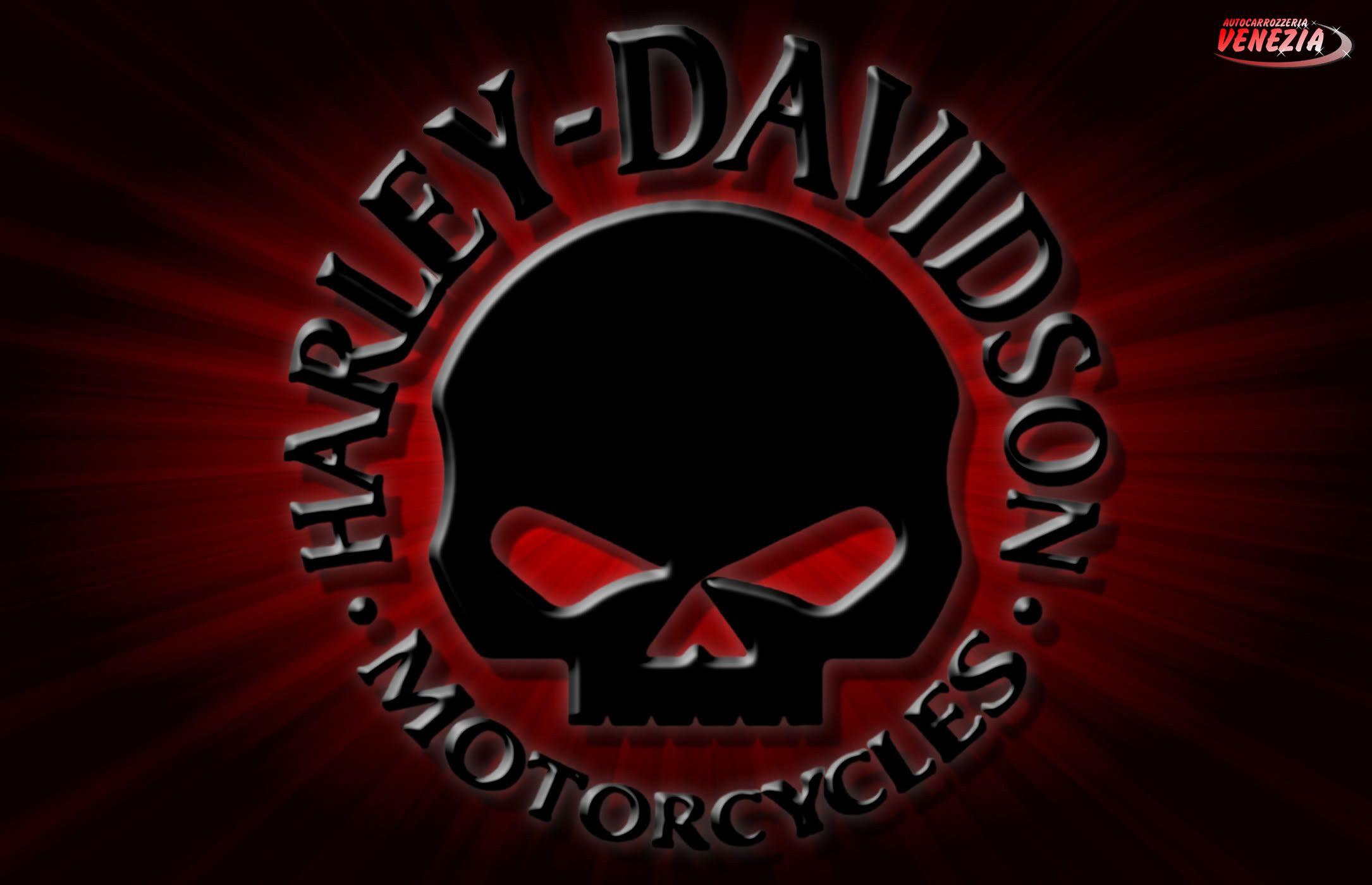 Red and Black Skull Logo - Harley Davidson Black Skull Logo (id: 178854)