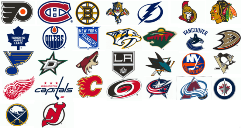 All NHL Logo - NHL Logos(picture click) Quiz - By schneiderb7