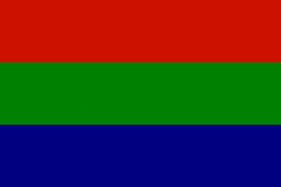 Blue Red Green Flag Logo - The Flags of Terredae - Terredae: