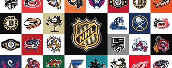 All NHL Logo - NHL logos redesigned w/ VEGAS FLAIR! on Pantone Canvas Gallery